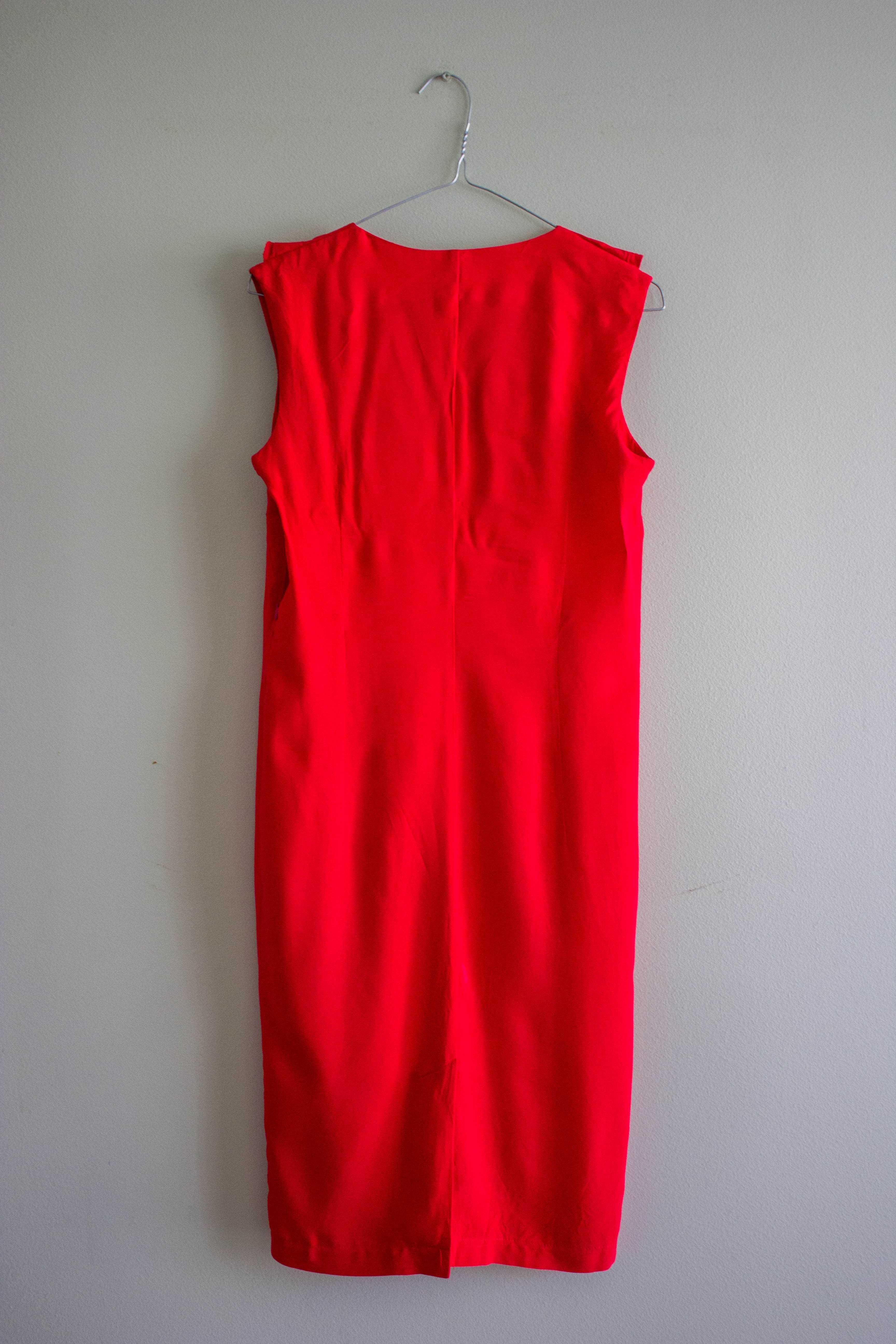 Червоне плаття для вагітних Dianora