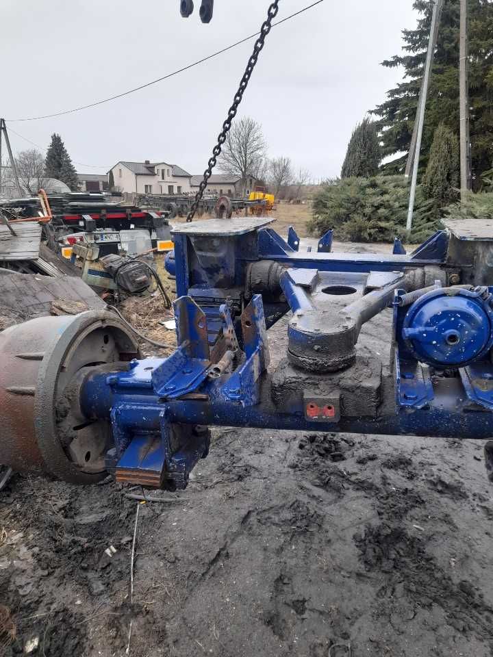 Przyczepa tandem wózek tandem oś osie 30 ton DMC podwozie, zawieszenie