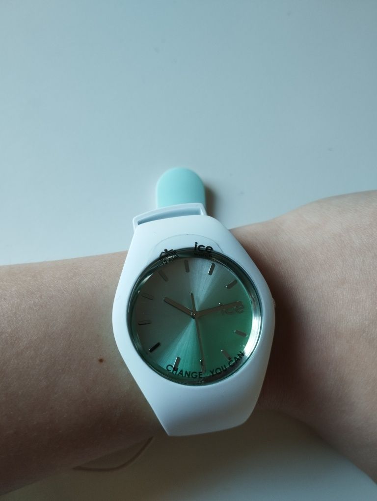 Ice watch M biało-miętowy