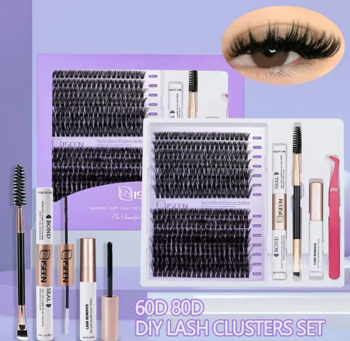 Вії накладні набор 4в1, накладные ресницы