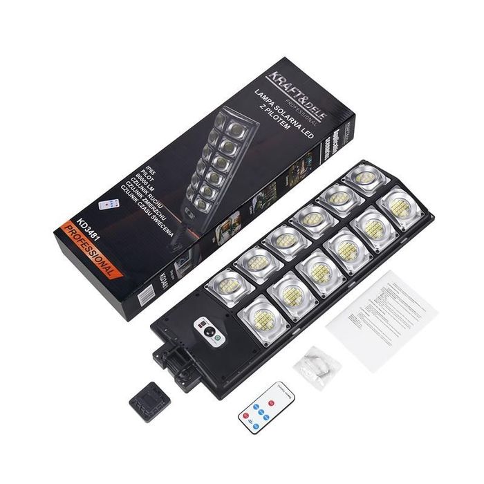 Zestaw 2 szt nowych lamp solarnych led 80000lm