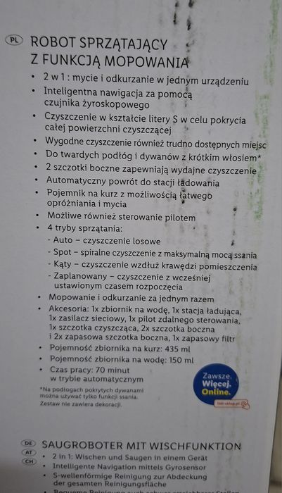 Odkurzacz mopujący Silvercrest