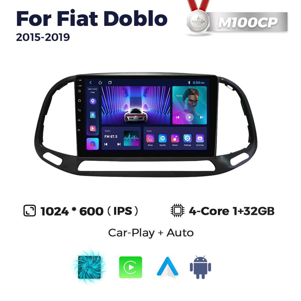 Штатна магнітола Fiat Doblo мультимедія Gps-навігація Android