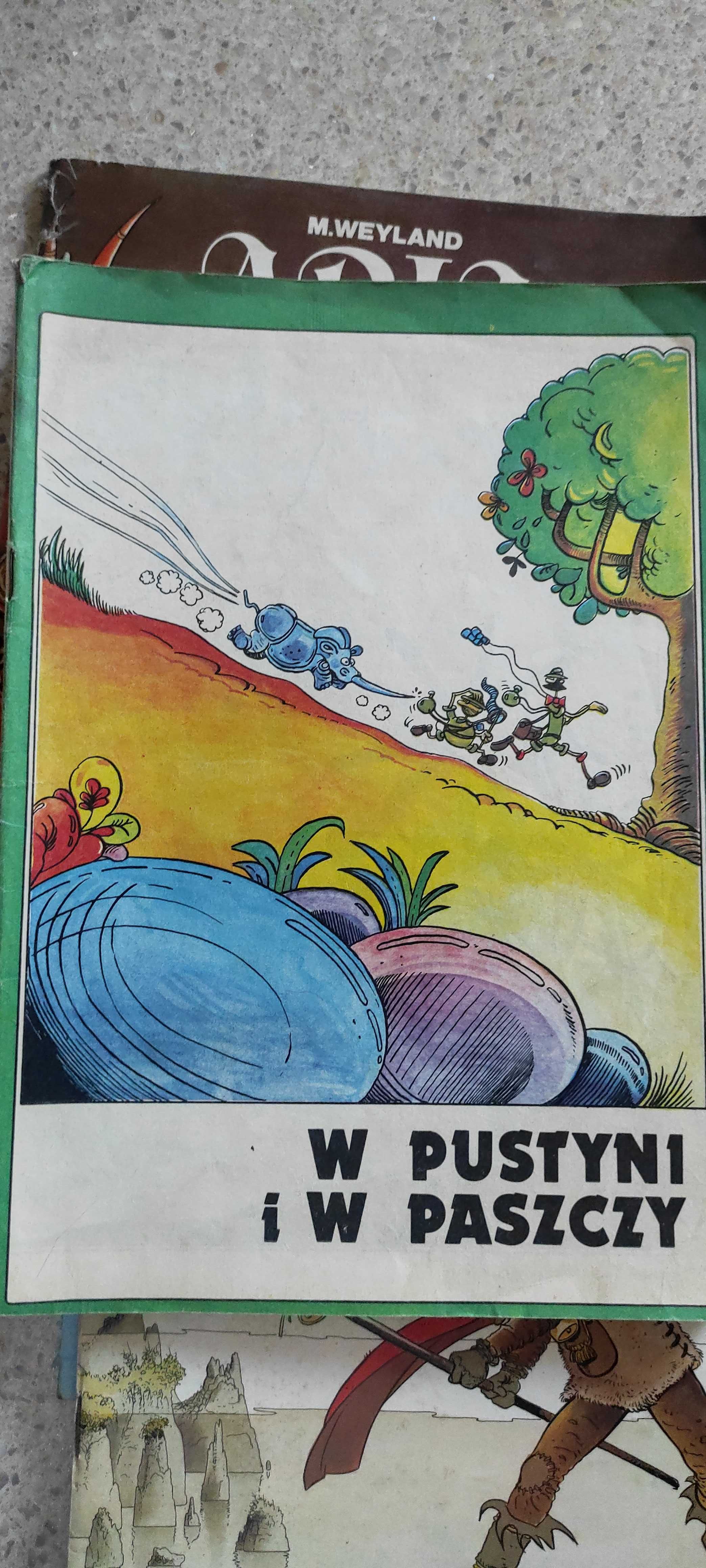 Zbiór 10 komiksów, Fantastyka, Aria, W Pustyni i w Puszczy, Daniken
