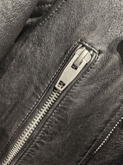 Blusão pele biker Zara