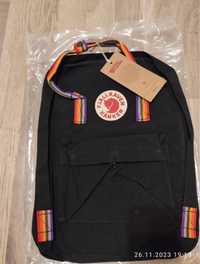 Fjallraven Kanken Rainbow Black 16L - Promocja