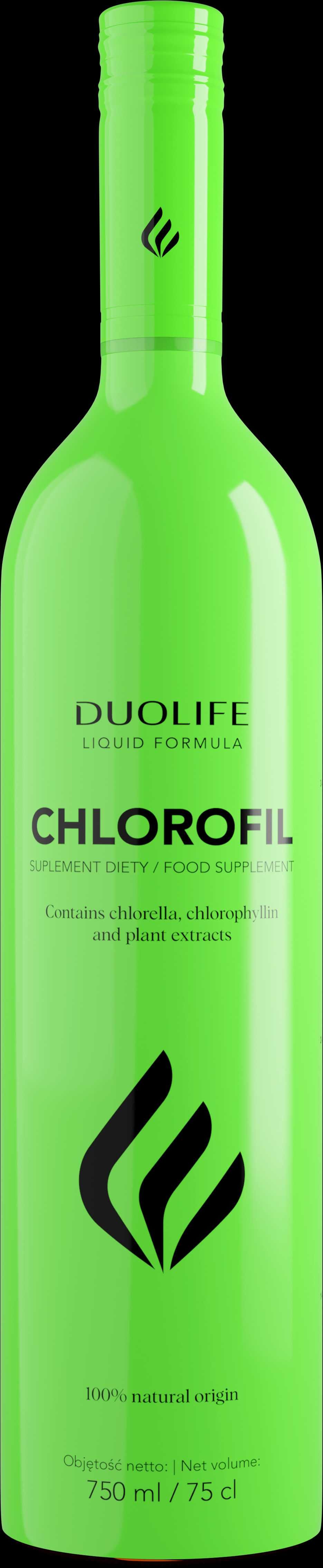 Duolife Chlorofil w płynie suplement diety 750 ml