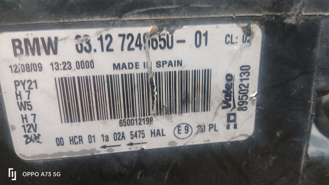 Farol BMW e81 e87 ótica original 2008