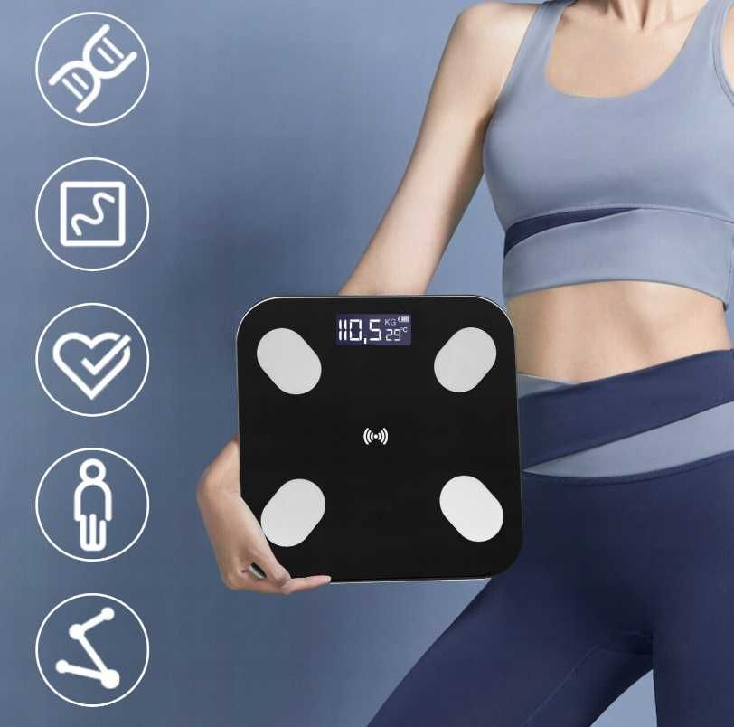 WAGA ŁAZIENKOWA ANALITYCZNA slim elektroniczna android IOS 31W1