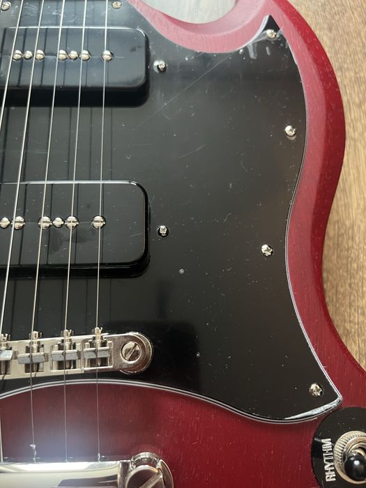 Gitara elektryczna Epiphone SG Classic Worn P-90 Cherry