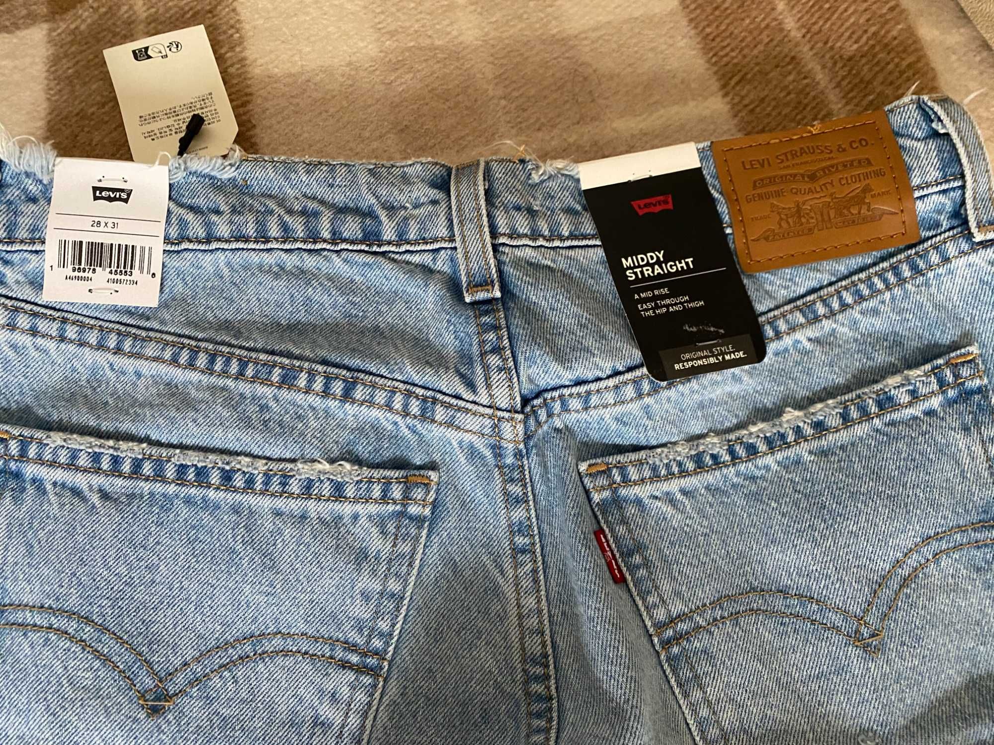 Ексклюзивні жіночі джинси Levi's® Middy Straight Jeans