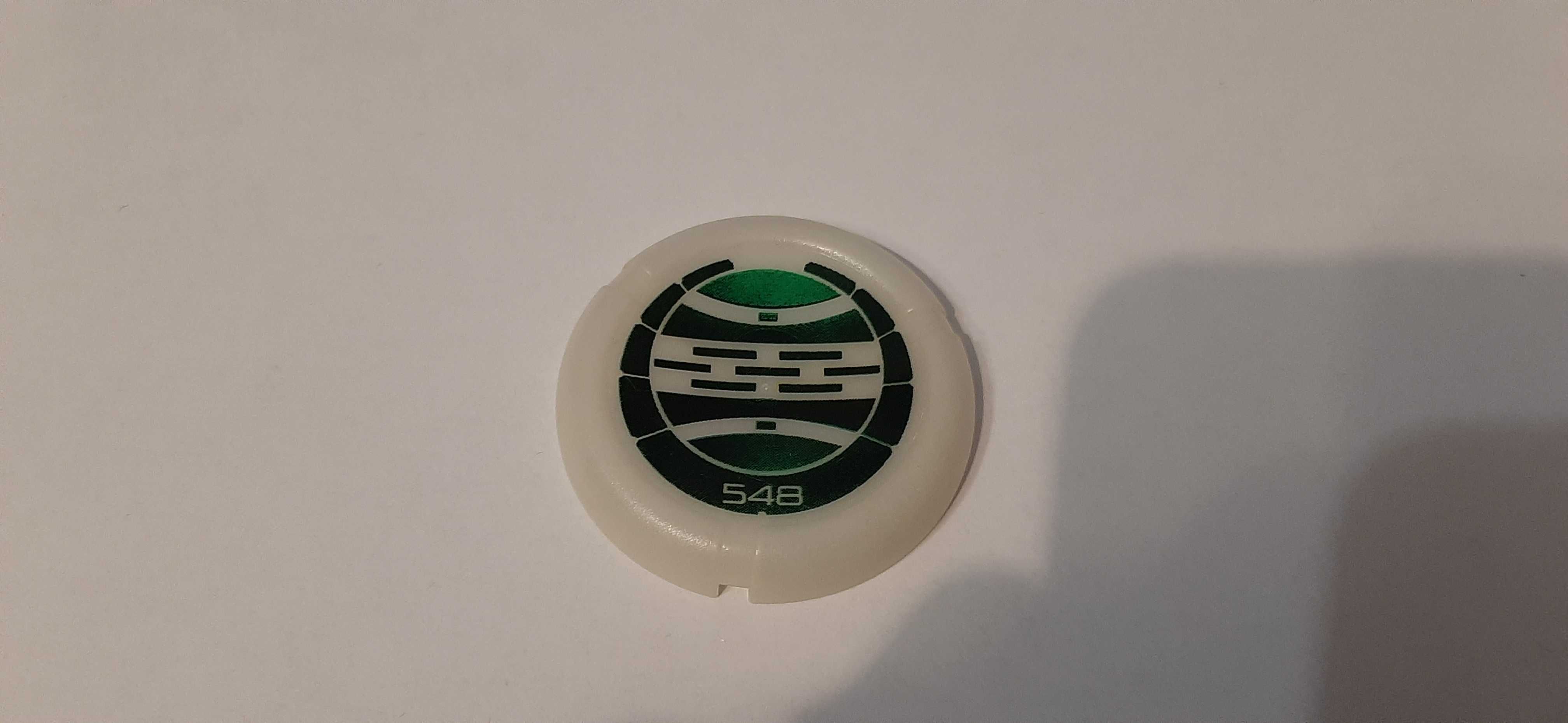 LEGO Glow In Dark Opaque Bionicle Kanoka Disk 548 Le-Metru 32533pb548