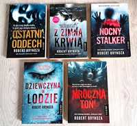 5x Robert Bryndza Z zimną krwią Dziewczyna w lodzie Mroczna toń