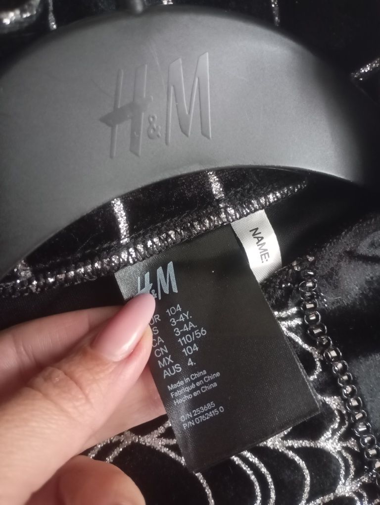 H&M 3-4L Halloween kostium karnawałowy strój królowej pająków
