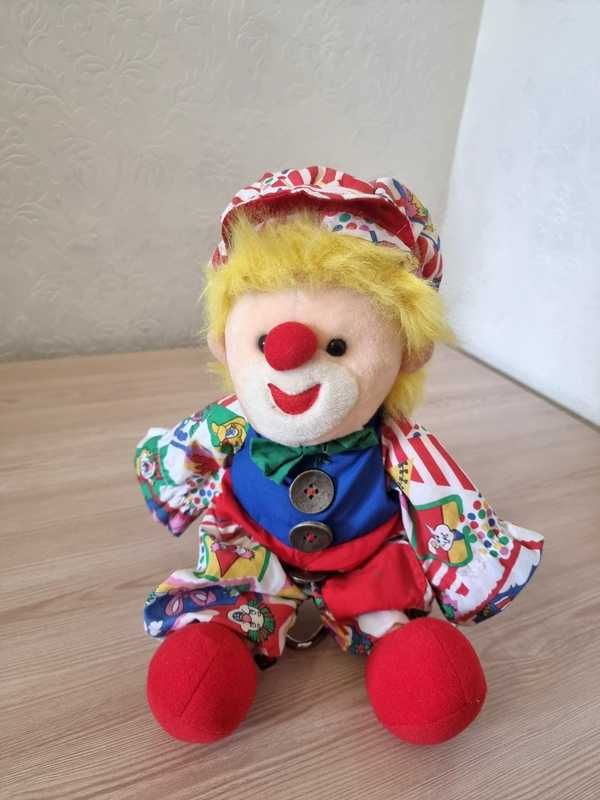 Клоун м'яка іграшка vintage Німеччина