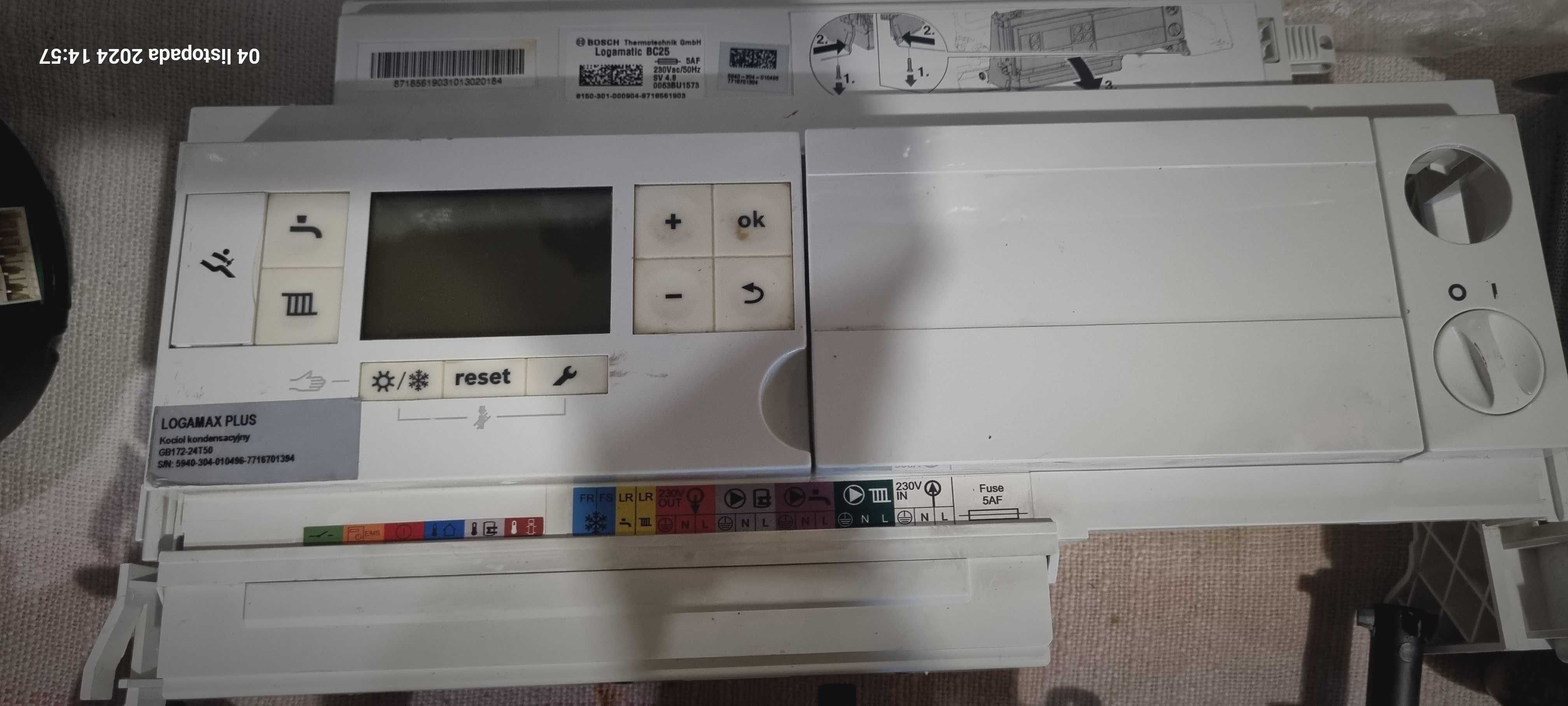 Buderus GB 72 GB 172 Części sprawne z kotła gazowego