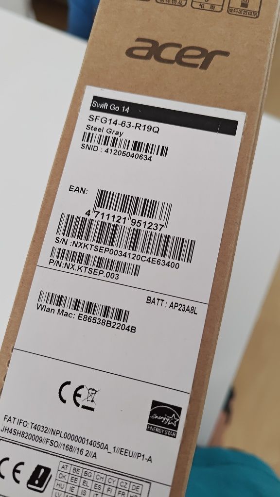 Nowy Laptop Acer Swift Go 14 Ryzen 5 8645hs, 2.8k OLED , gwarancja