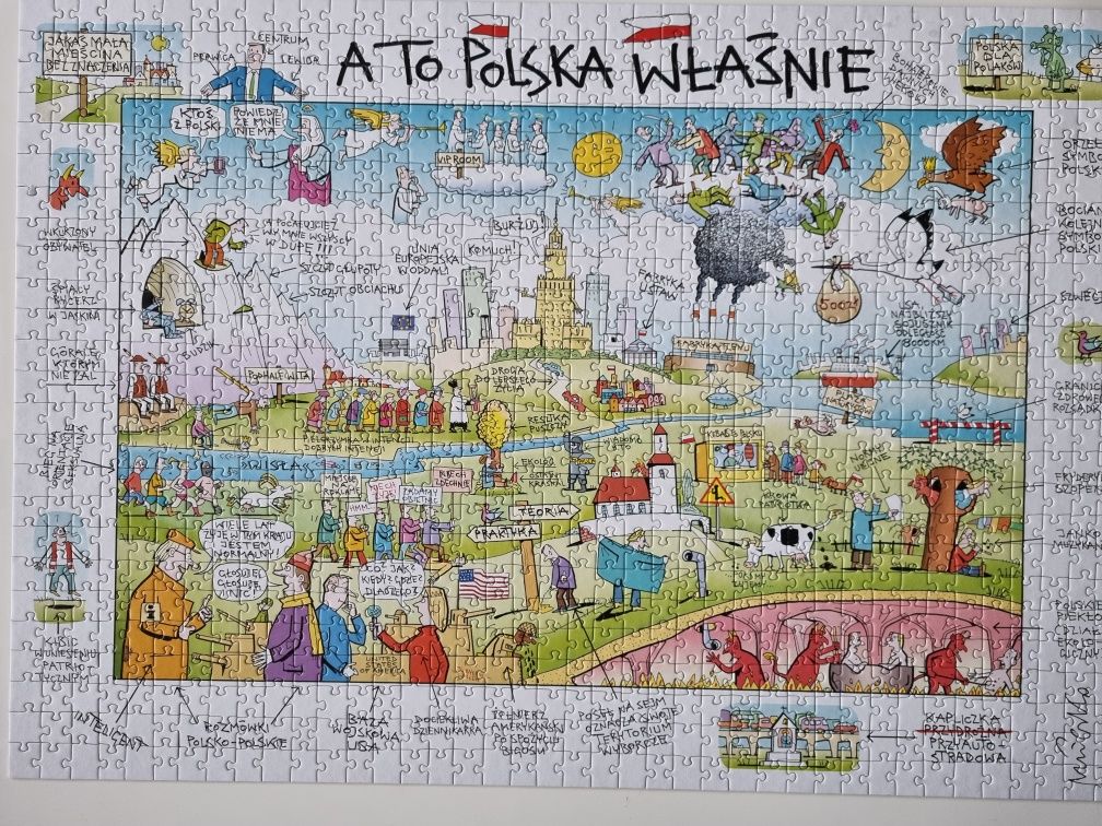 Puzzle Mleczko 1000 A to Polska właśnie