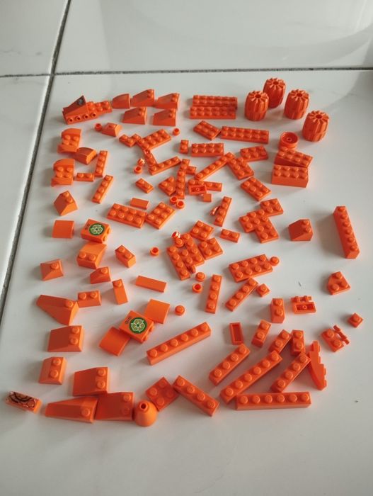 LEGO peças original cor laranja