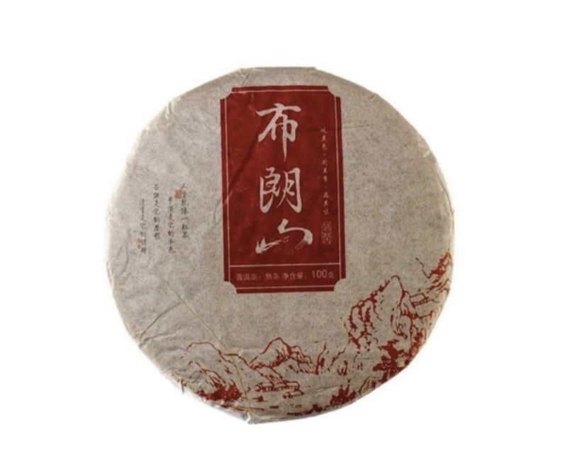 Чай чорний Шу Пуер з гори Булань Шань 2020 китайський пресований 100г