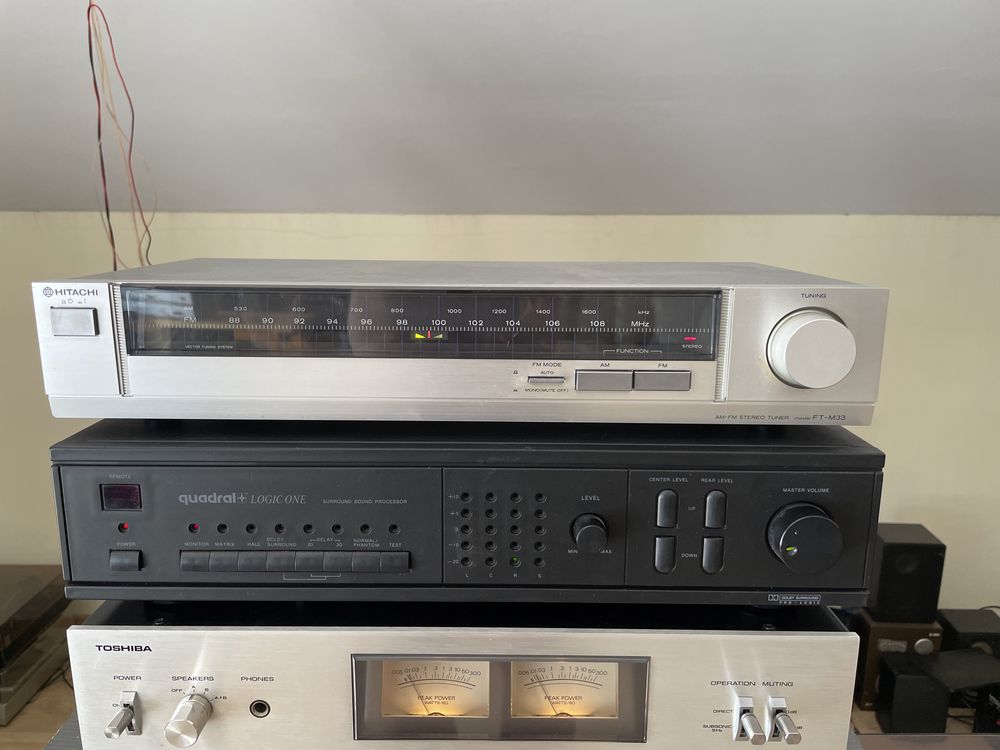 Hitachi ft-m33 tuner stereo analogowy sprawny