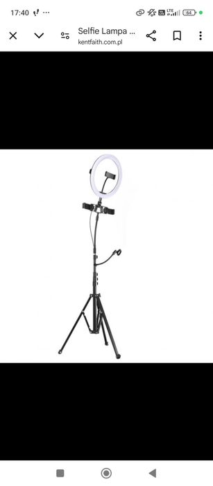 K&F Concept  10 calowa lampa pierścieniowa