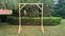Portal pergola brama ścianka ślubna drewniana ogrodowa