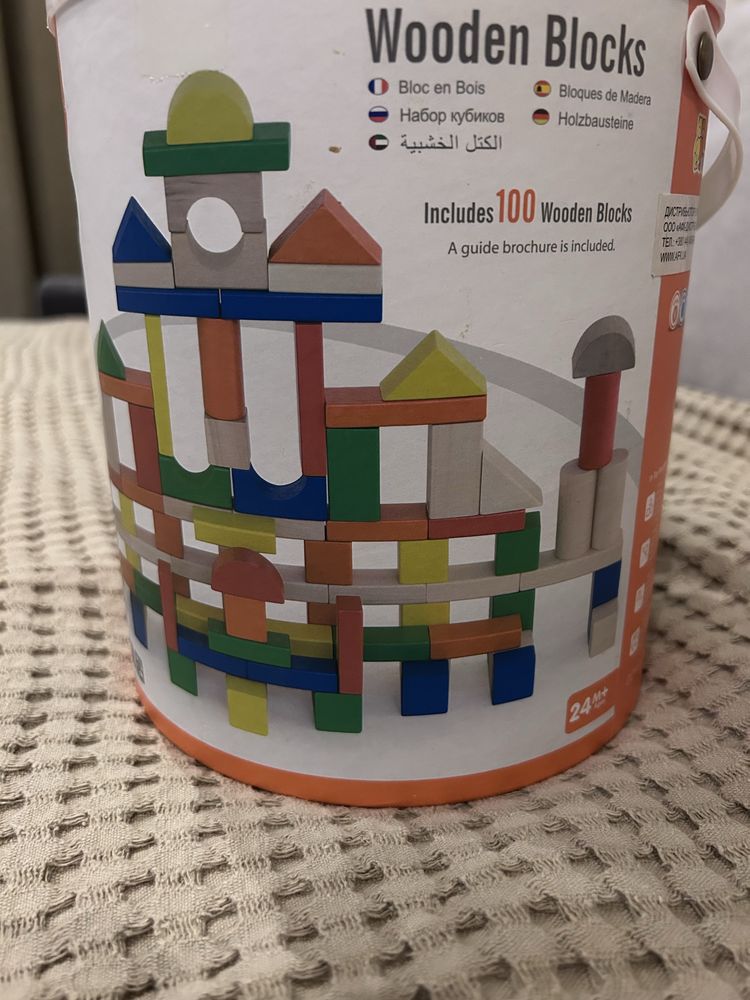 Деревянный конструктор Viga Wooden Blocks