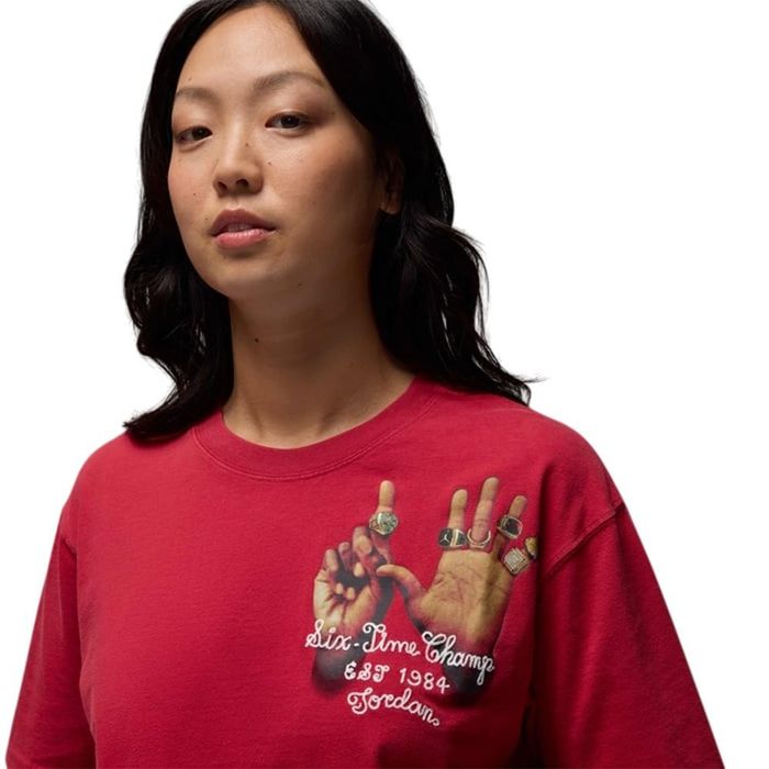 Футболка жіноча Jordan Red T-shirt оригінал HM7275-636