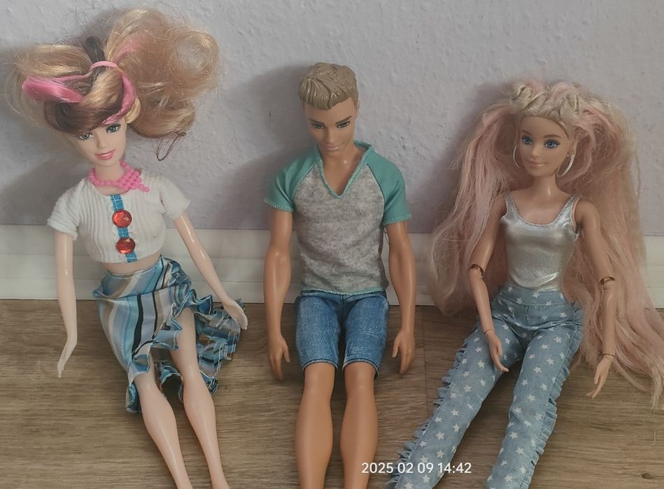 Lalki barbie 3sztuki