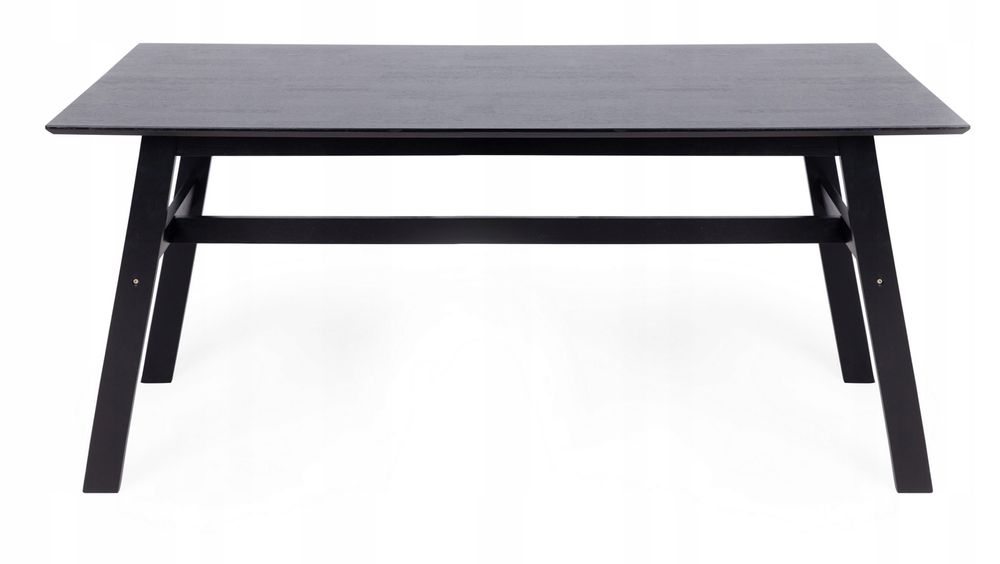 Lectus Lingo Stół Drewniany 180X90X76 Cm Czarny (D1558)