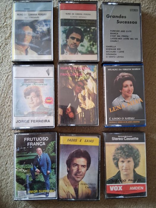 Vendo cassetes de varios artistas