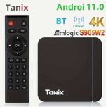 Box Android Tanix w2 4G  nova na caixa