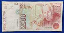 Nota de 2000 pesetas