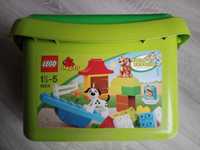 Klocki Lego Duplo 4624 plac zabaw, pies, kot w zielonym pudełku