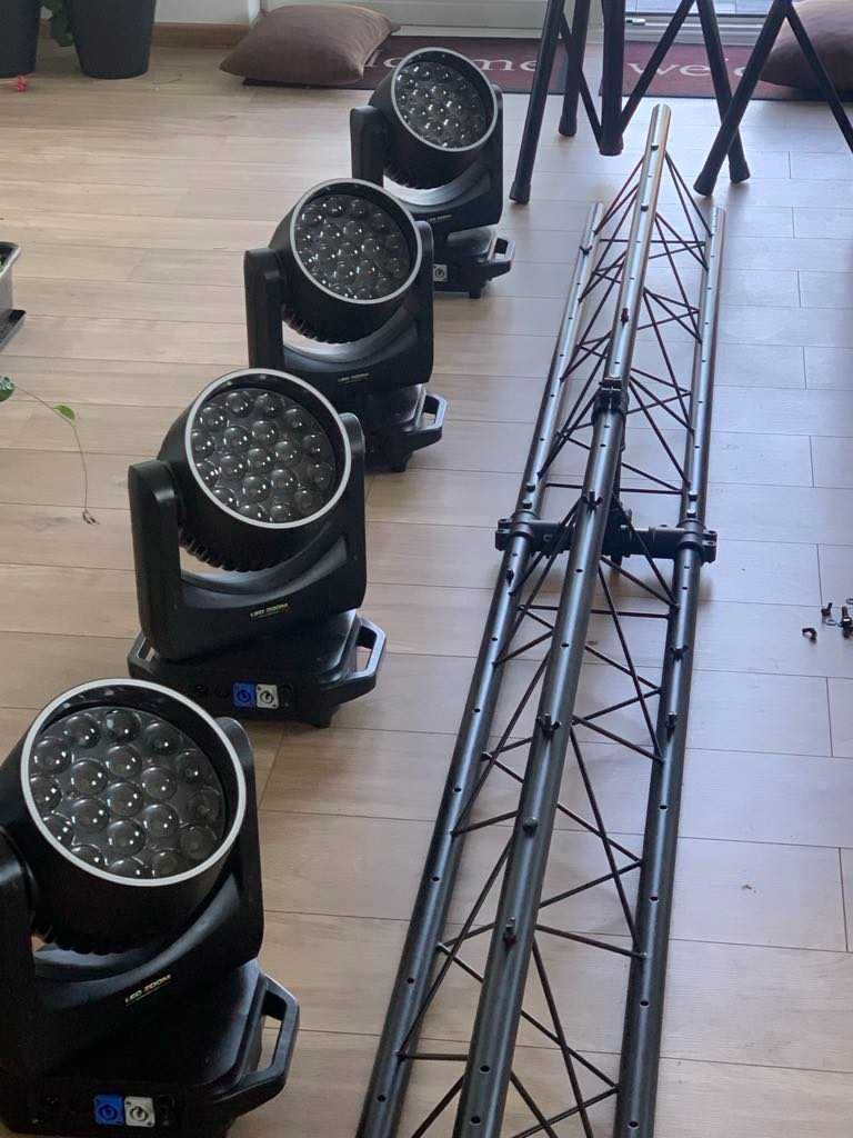 Głowy ruchome 19 LED Wash Ring