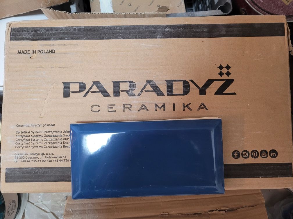 Płytki kafelki paradyż tamoe blue 9,8×19,8