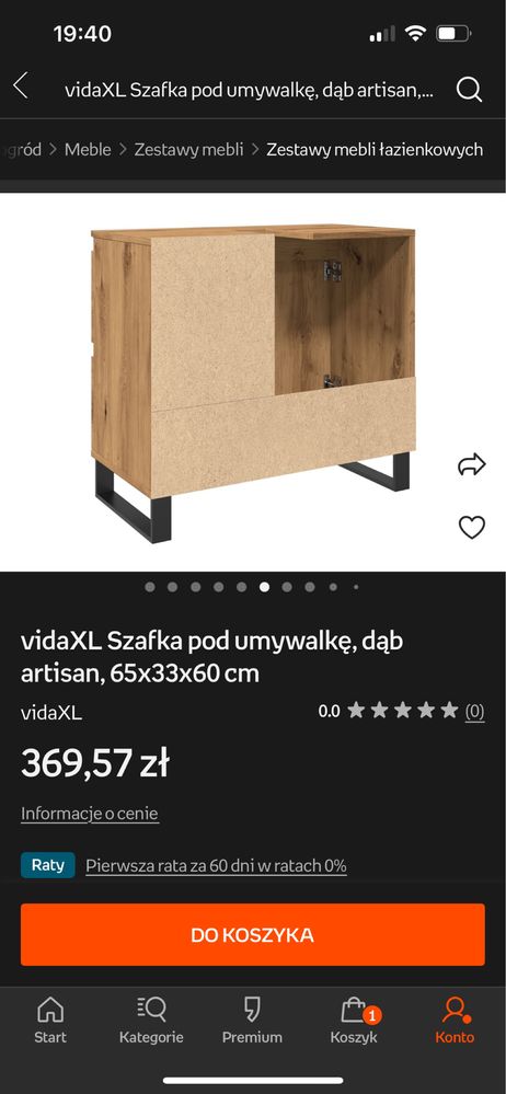 Sprzedam szafkę pod umywalkę