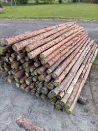 Stemple budowlane drewniane