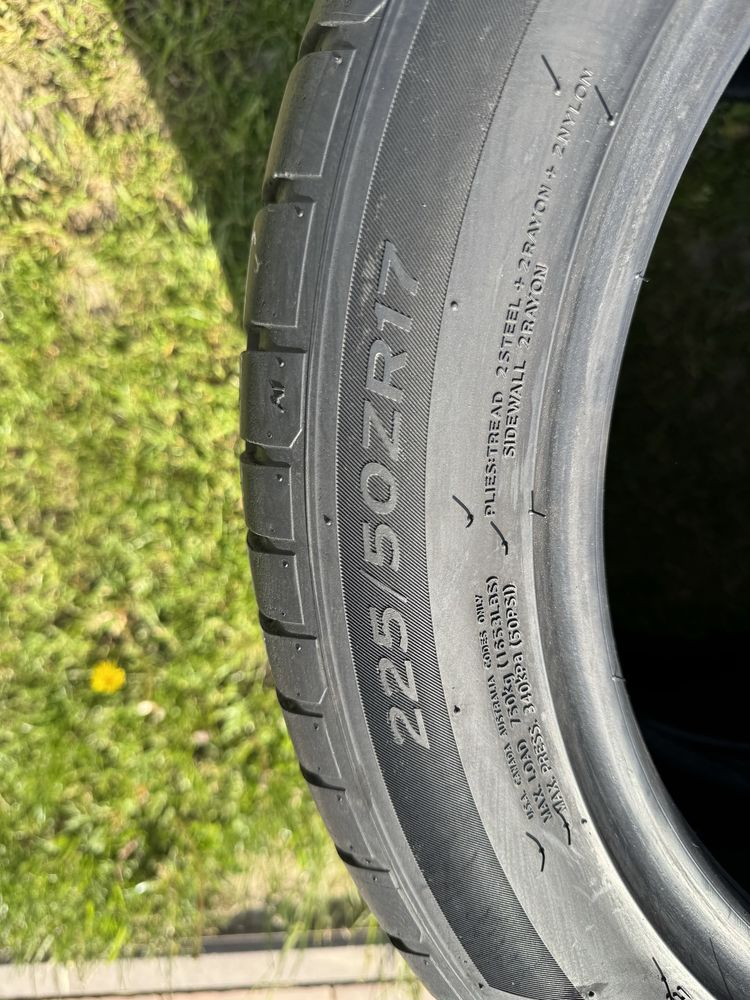 Opony 225/50R17 letnie Hankook . Super stan! WYSYŁAMY !