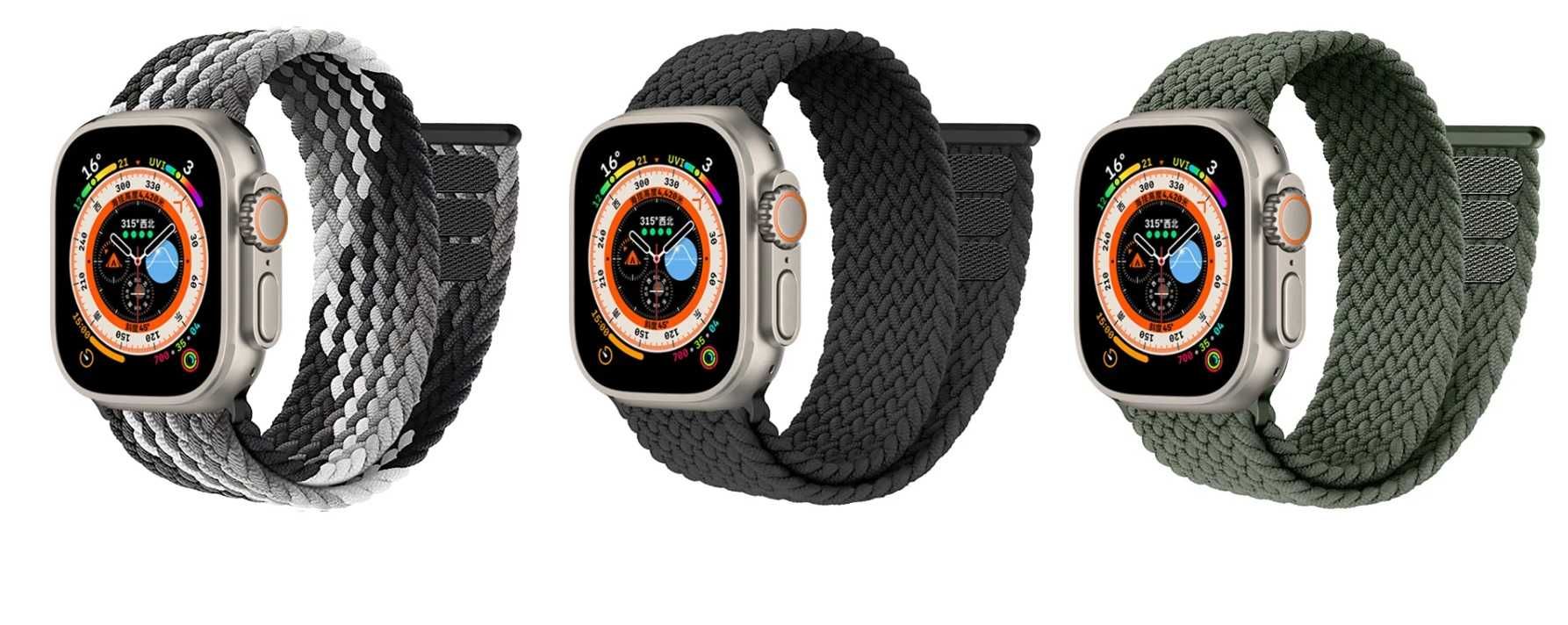 Тканевый к Apple Watch 42 44 45 мм