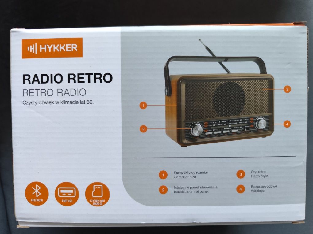 Radio retro nowe na prezent
