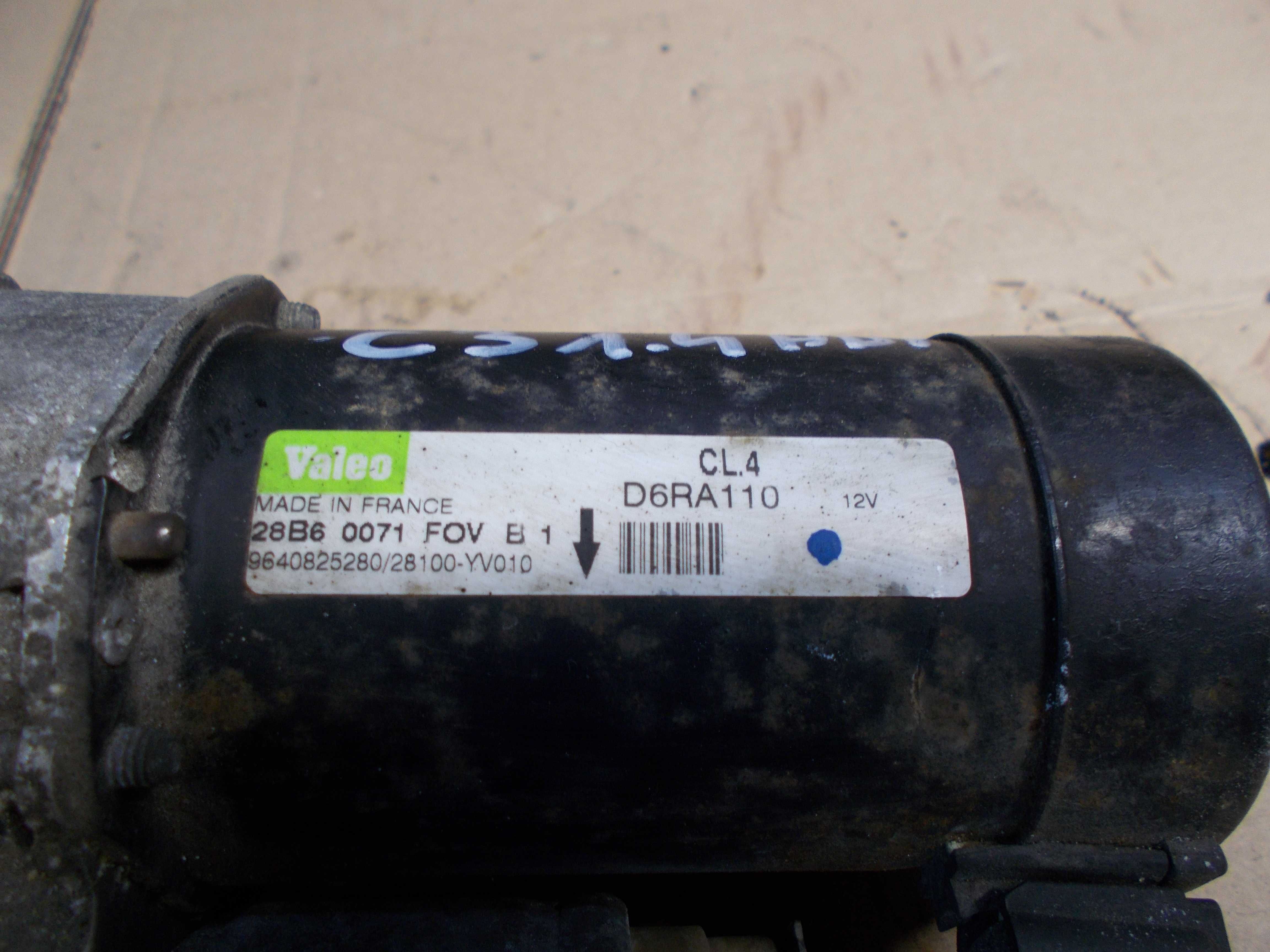 citroen C3 1.4 hdi 06r rozrusznik CL4 D6RA110