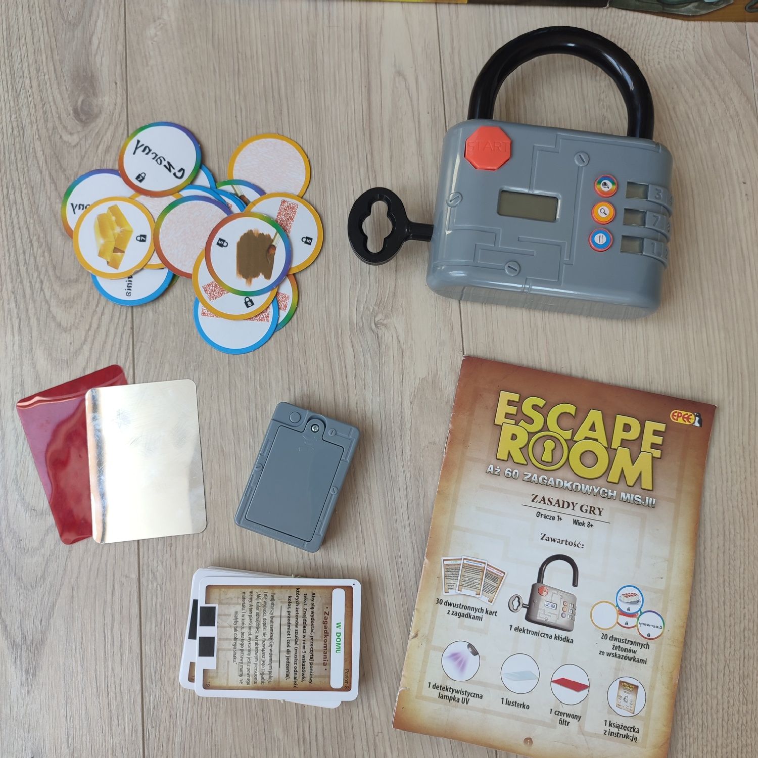 Gra elektroniczna Escape Room Epee 4 poziomy trudności