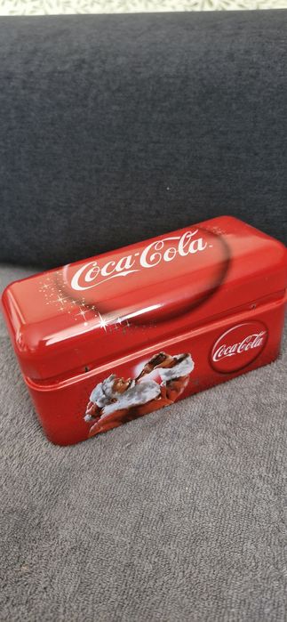 Pudełko metalowe coca cola