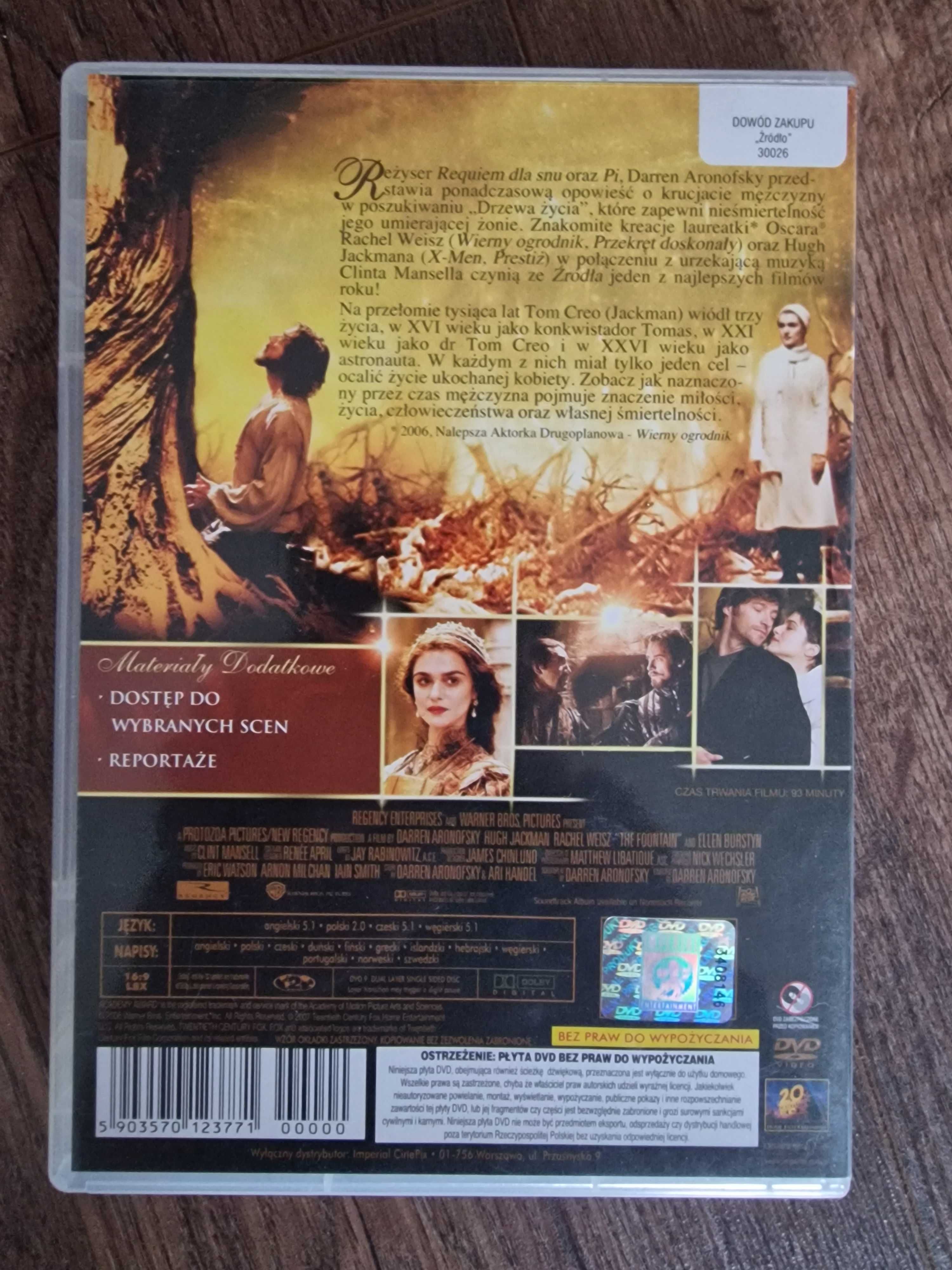 ŹRÓDŁO - reż. Aronofsky - Rachel Weisz - polski lektor i napisy