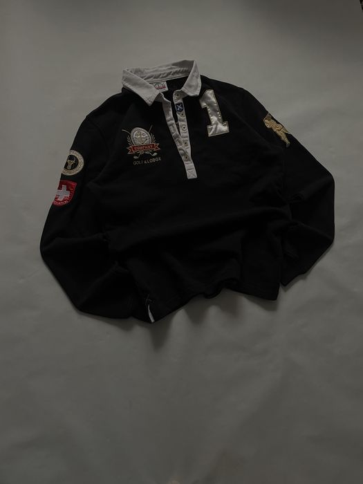 Лонгслив Лонг Type Polo Ralph Lauren Chief Keef Black drip drill logo