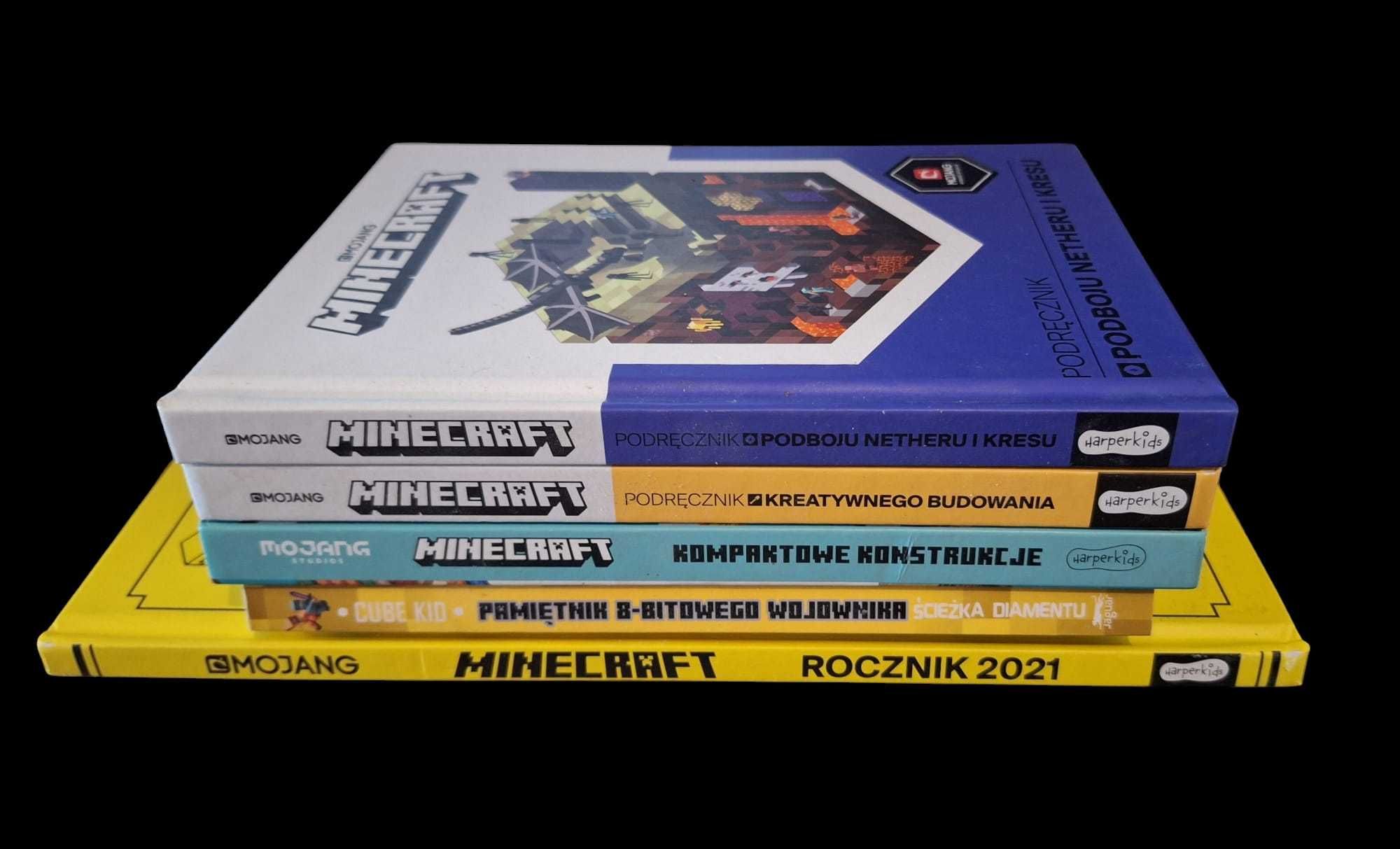 Książki Minecraft zestaw 5 stuk