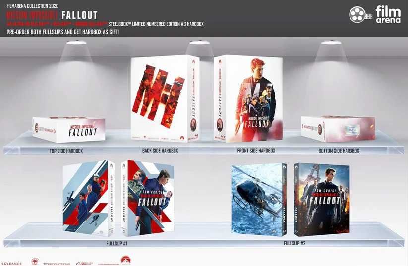 Steelbook 4К Blu-ray Миссия невыполнима-Последствия Filmarena Hard Box