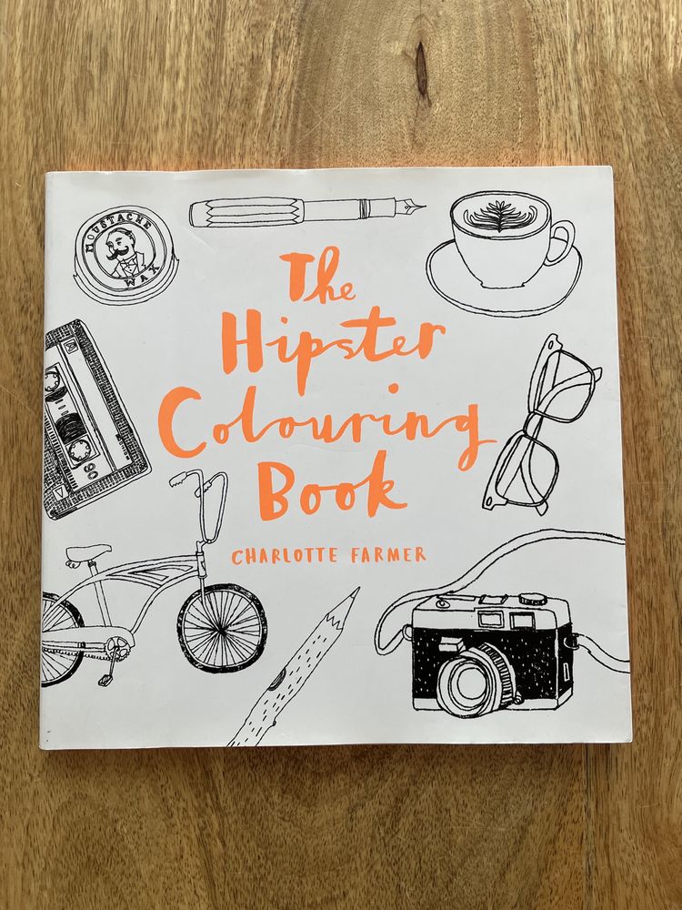 Kolorowanka dla dorosłych, Hipster colouring book